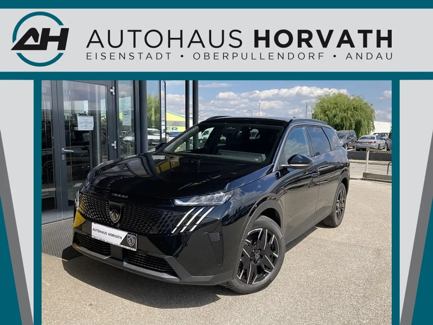 Peugeot 5008 mHEV 145 e-DCS6 Allure Aut. Fekete - 1