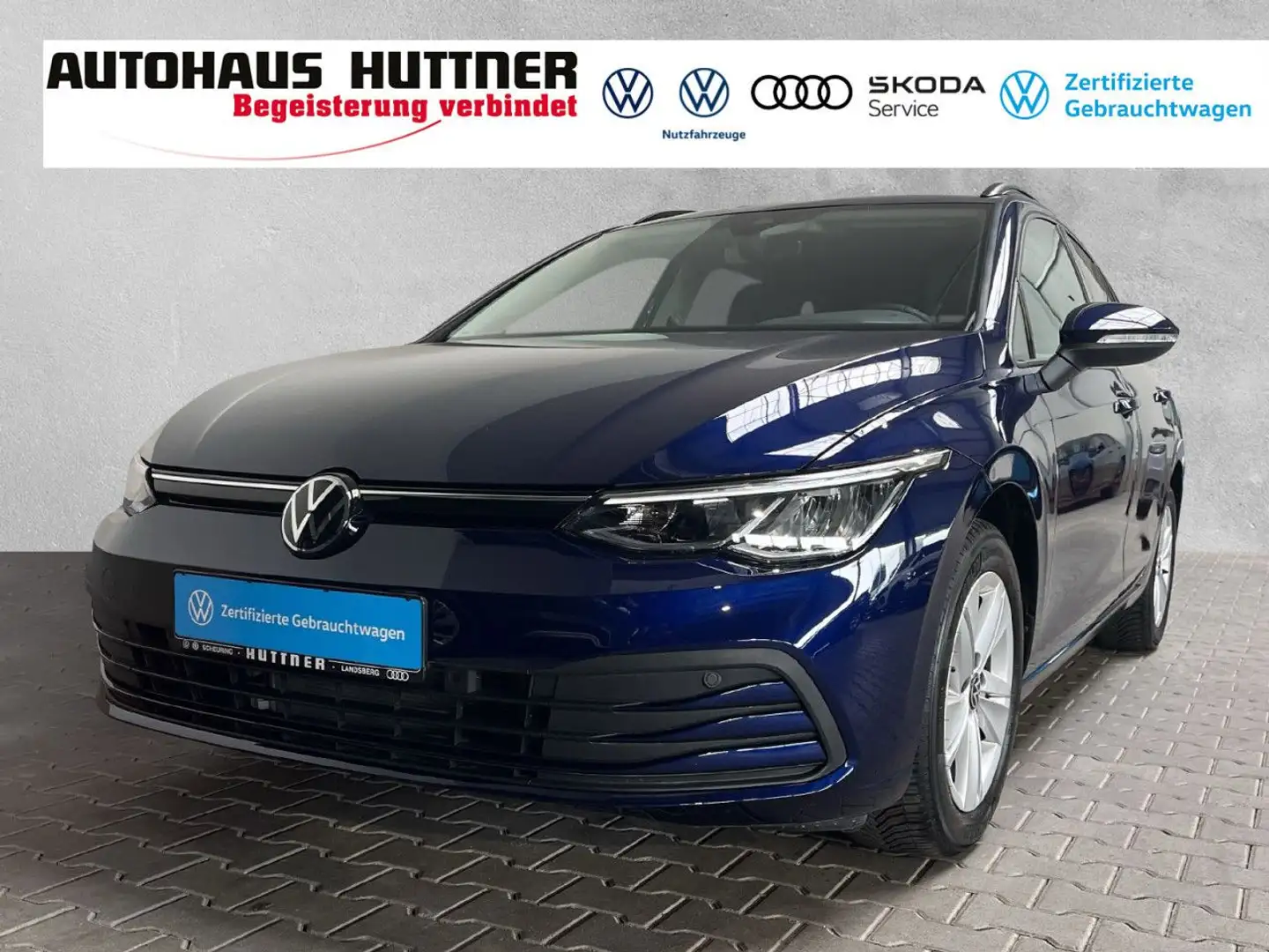 Volkswagen Golf Variant Golf 8 Variant LIFE 1.5 TSI DSG AHK LED ACC Navi Bleu - 1