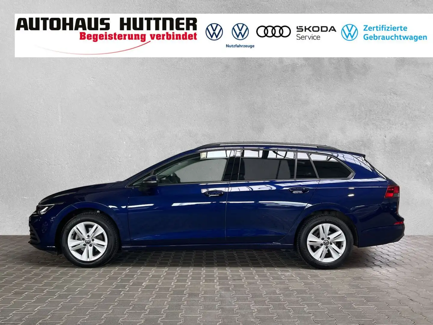 Volkswagen Golf Variant Golf 8 Variant LIFE 1.5 TSI DSG AHK LED ACC Navi Bleu - 2