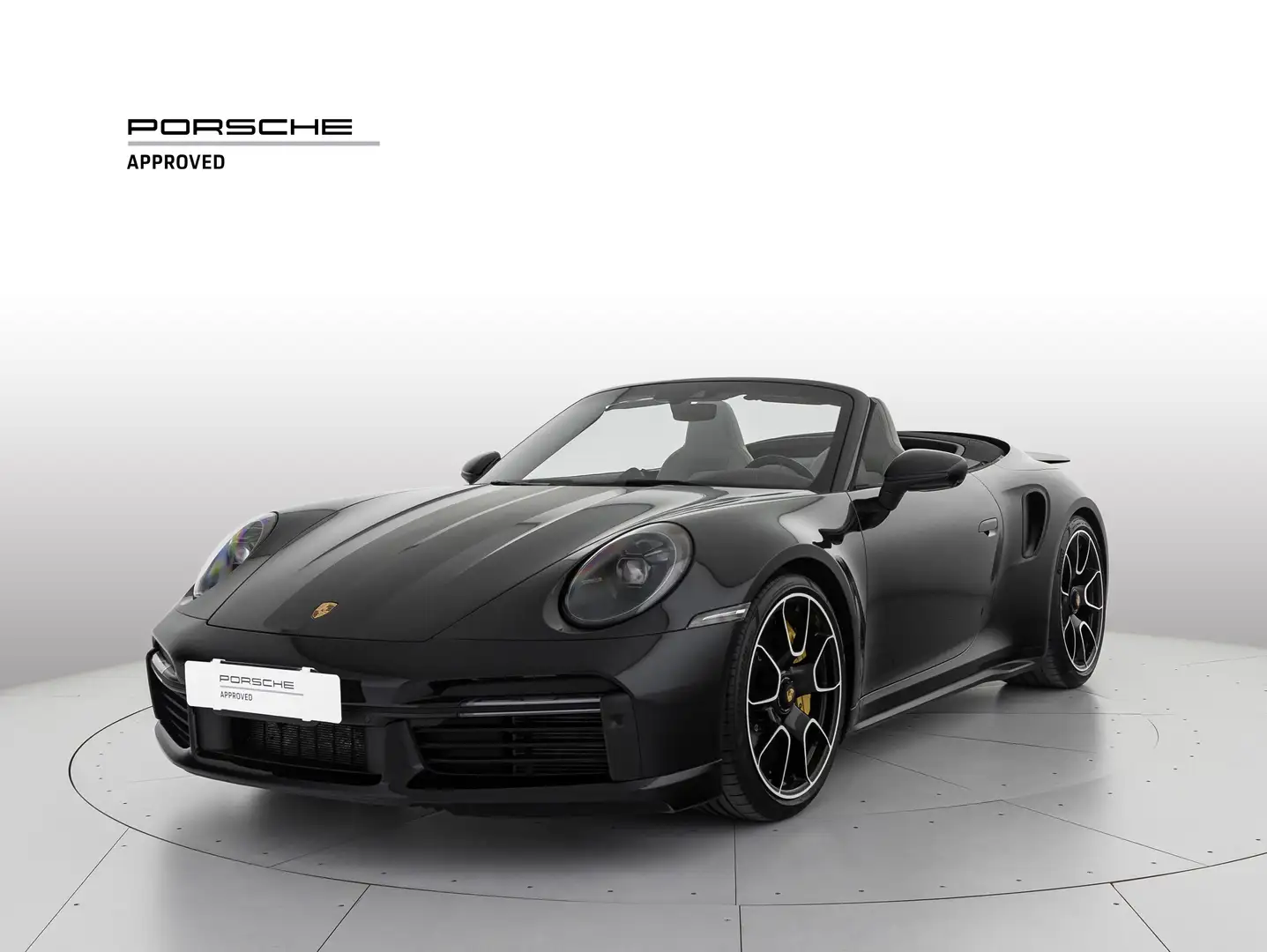 Porsche 911 911 Cabrio 3.7 Turbo S auto Nero - 1