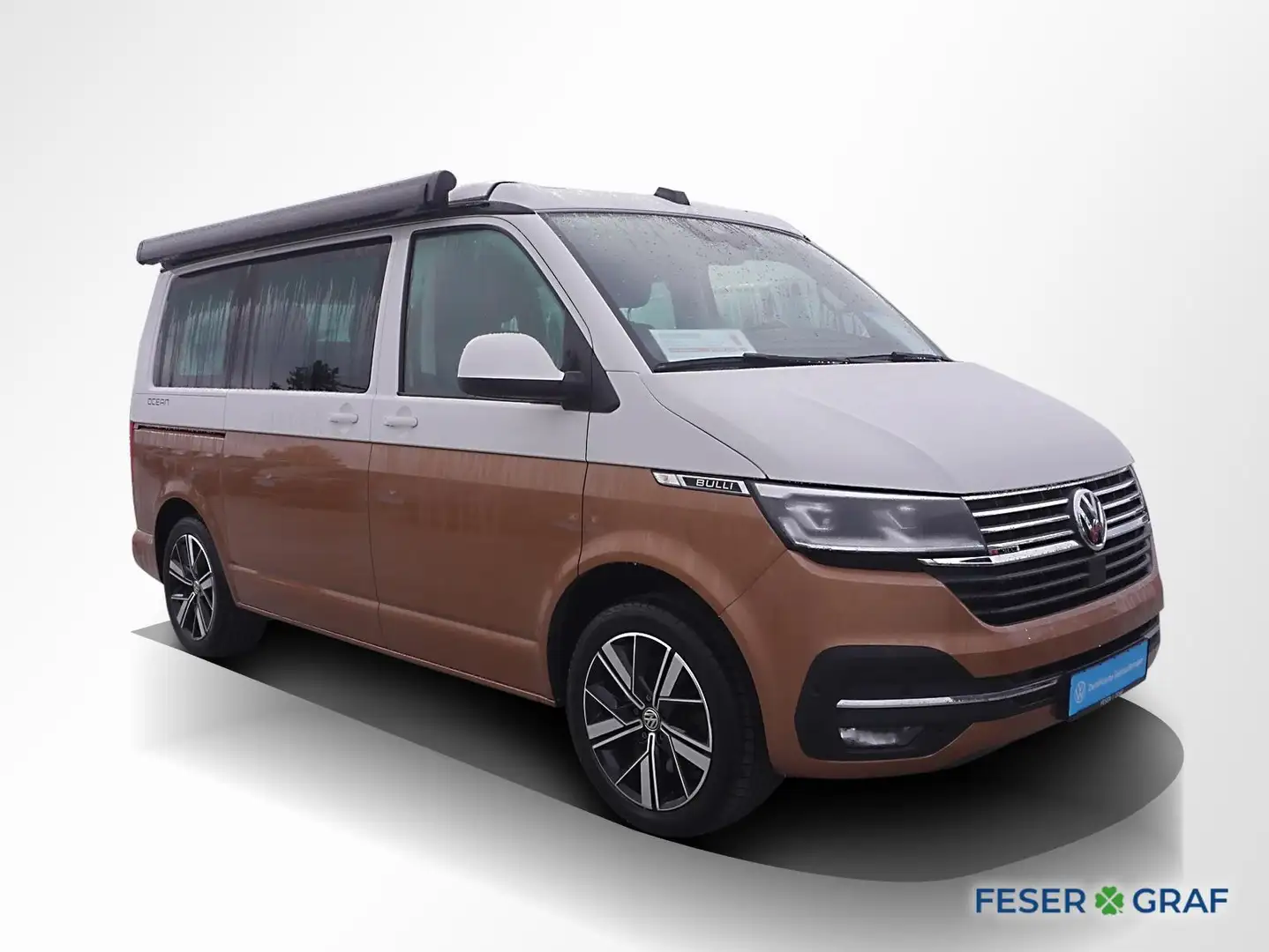 Volkswagen T6.1 California 6.1 2.0TDI 4M Ocean AHK Rüka Standh. Weiß - 2