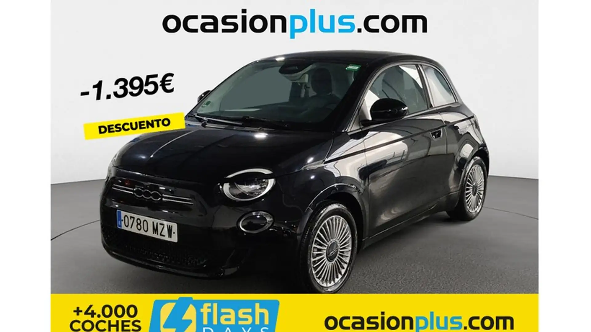 Fiat 500e 70Kw Icon Negro - 1