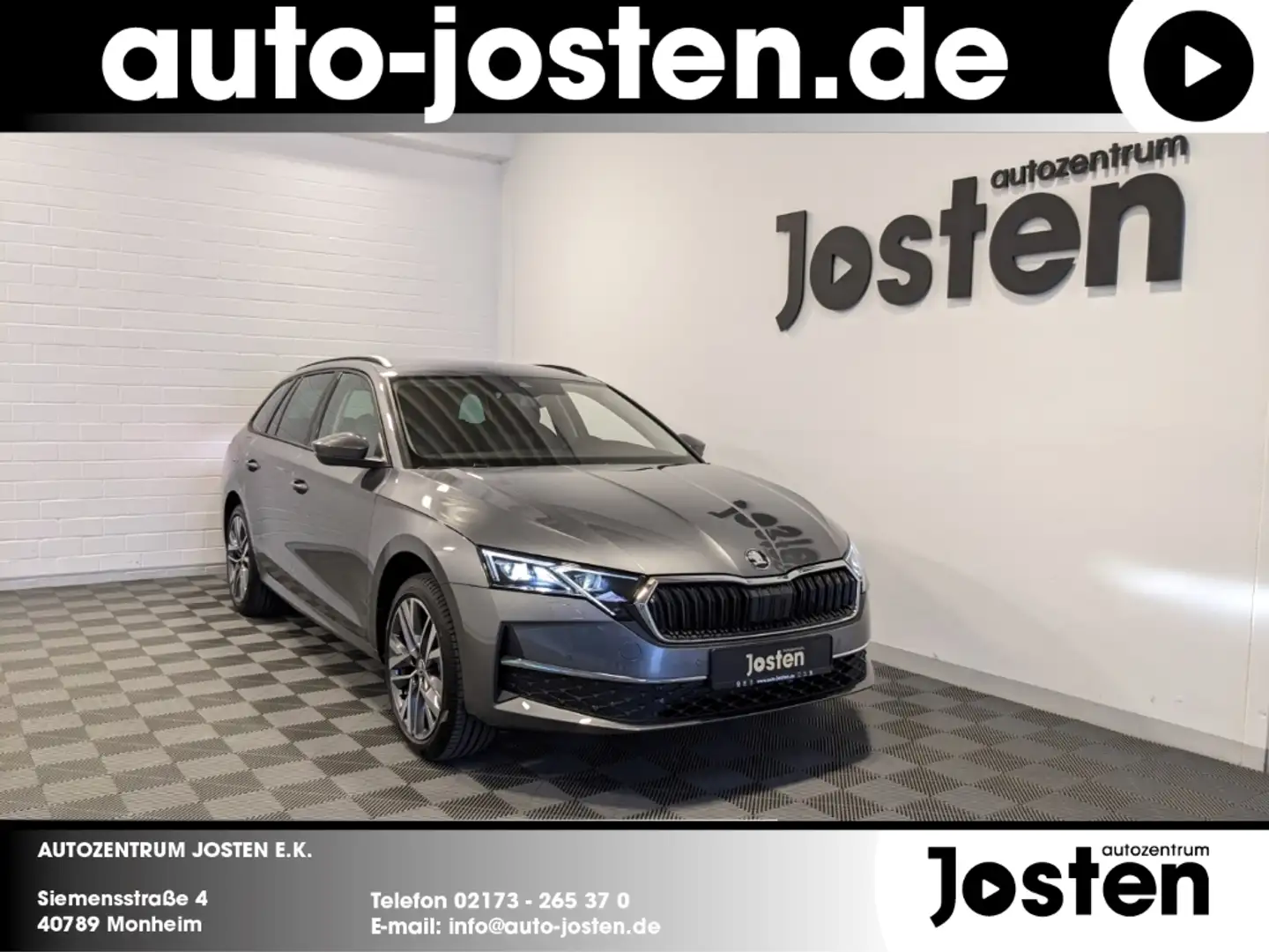 Skoda Octavia Combi Selection 2.0 TDI NAVI AHK LED Grau - 1