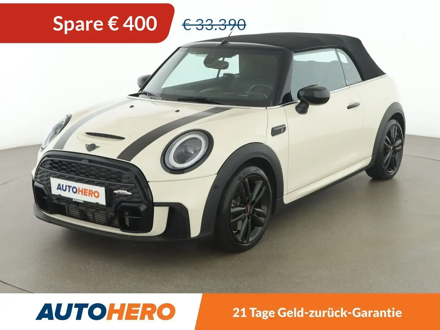 MINI Cooper S Cabrio Cooper S John Cooper Works Trim Aut. *LED*HUD*ACC* Blanco - 1