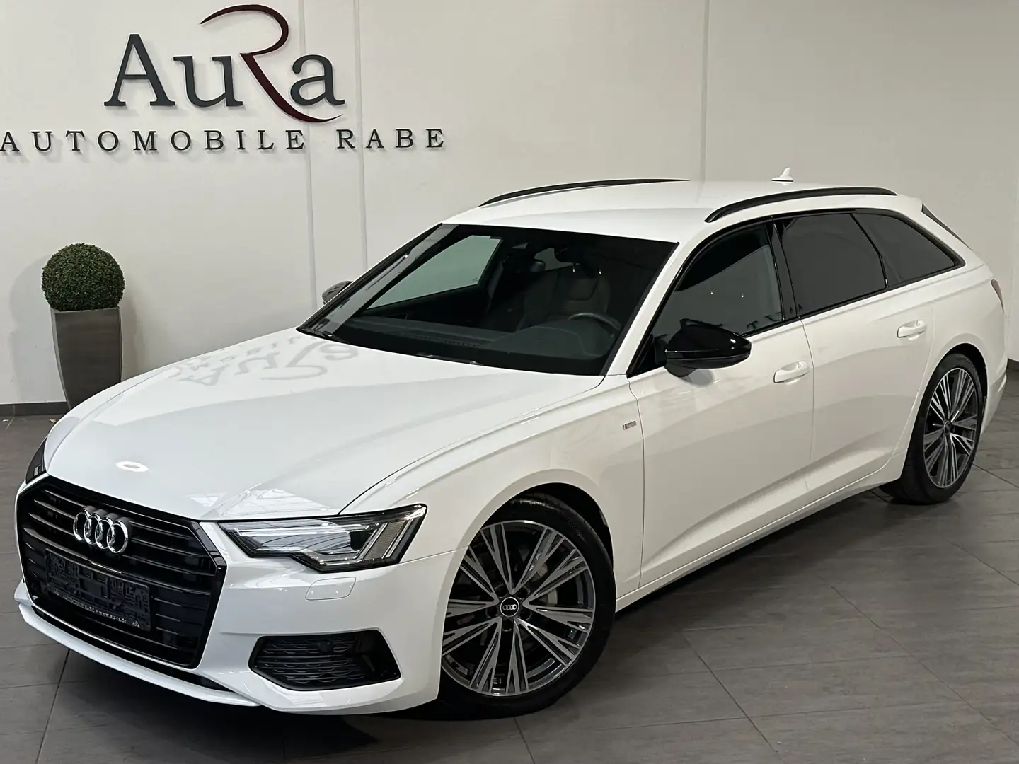 Audi A6 Avant 40 TDI S-Line NAV+LED+AHK+CARPLAY+20ZO Blanc - 1