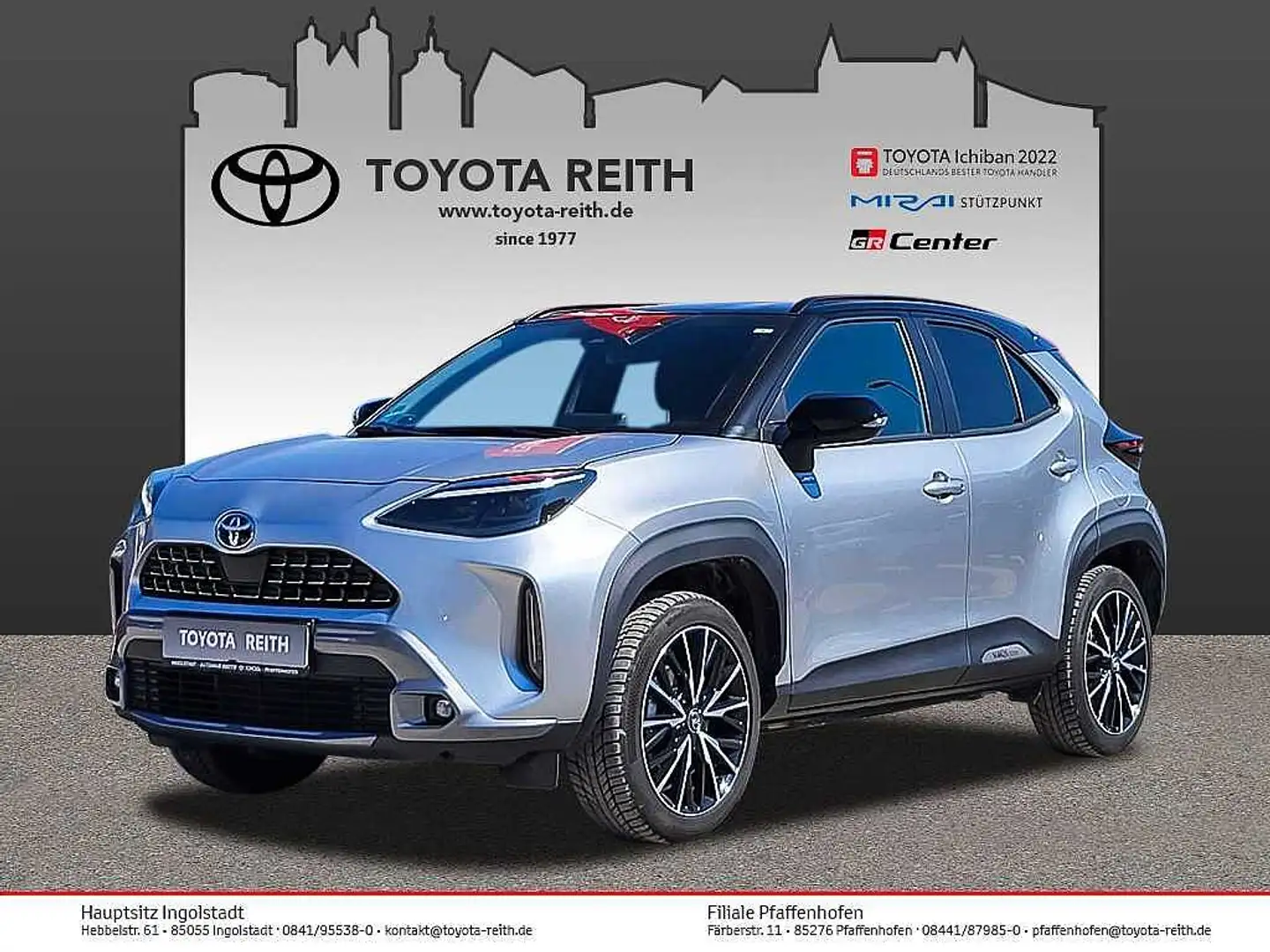 Toyota Yaris Cross Hybrid 1.5 VVT-i Adventure Silber - 1