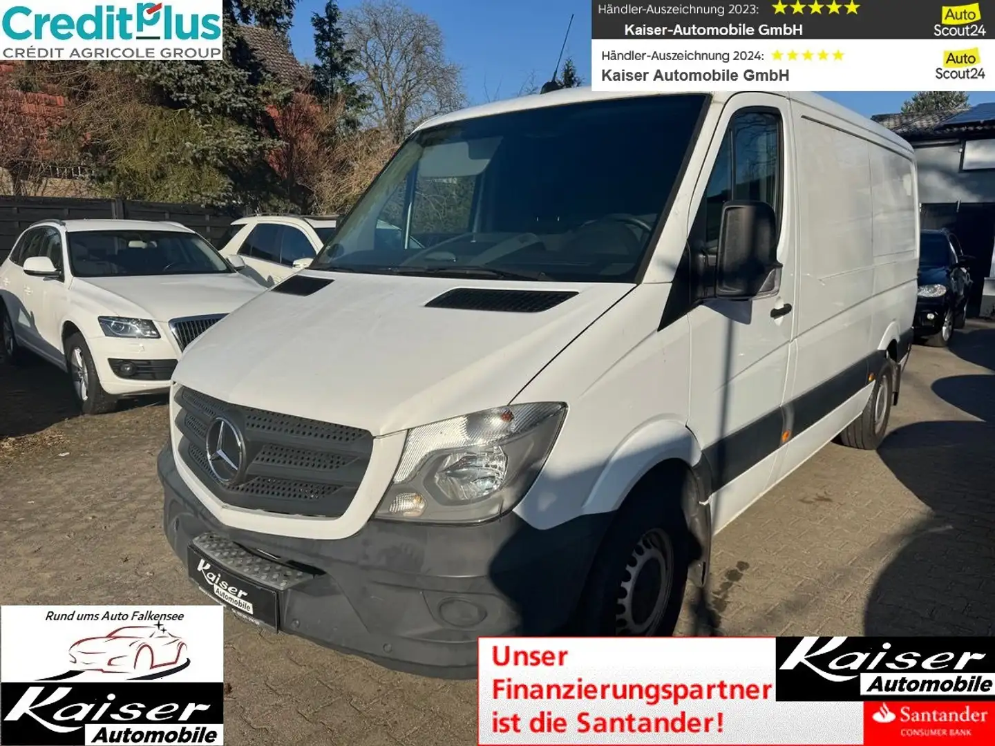Mercedes-Benz Sprinter CDI-Navi-Kamera-Sitzheiz-PDC v.h.-Klima-Tempomat Blanco - 1