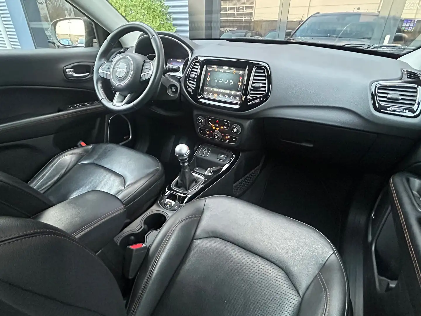 Jeep Compass 1.4 MultiAir Limited Afneembare Trekhaak|Leder|App Zwart - 2