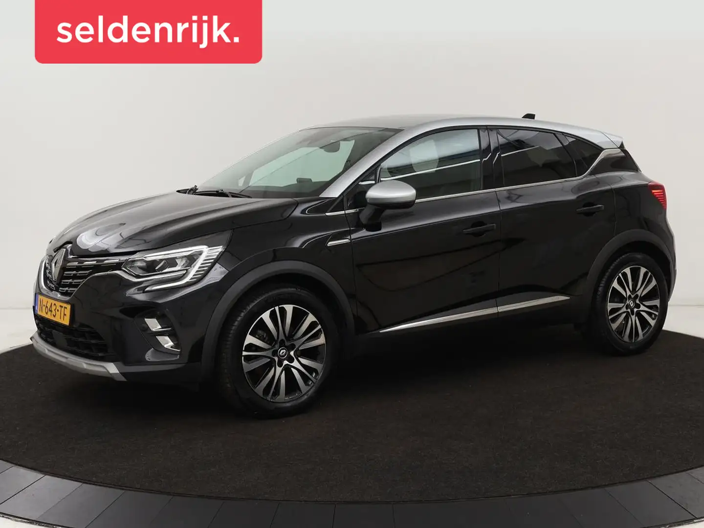 Renault Captur 1.6 E-Tech Hybrid 145 Initiale Paris | Leder | Sto Zwart - 1