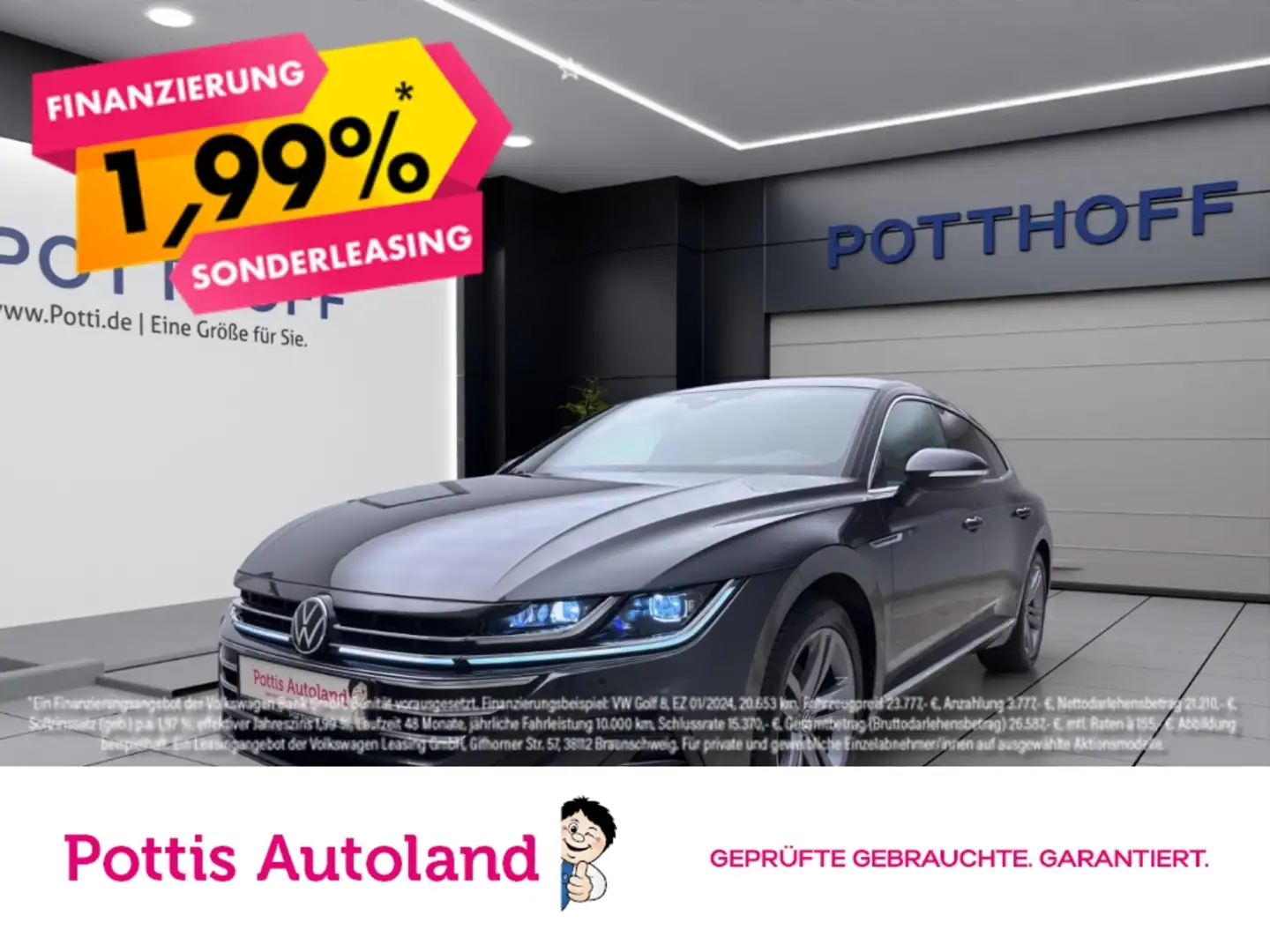 Volkswagen Arteon Shooting Brake 2.0 TSI DSG R-LINE AHK ACC IQ.LIGHT Grau - 1