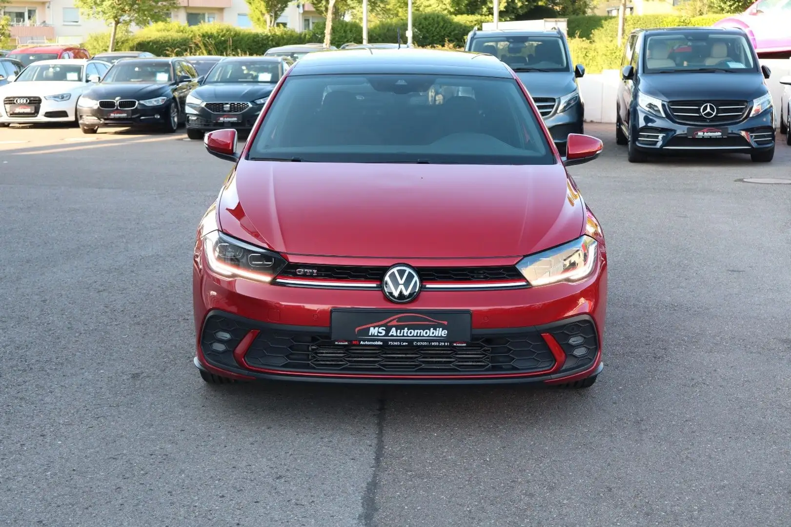 Volkswagen Polo 2.0 TSI DSG GTI ACC_Matrix_Pano_Beats_Spur Rot - 2