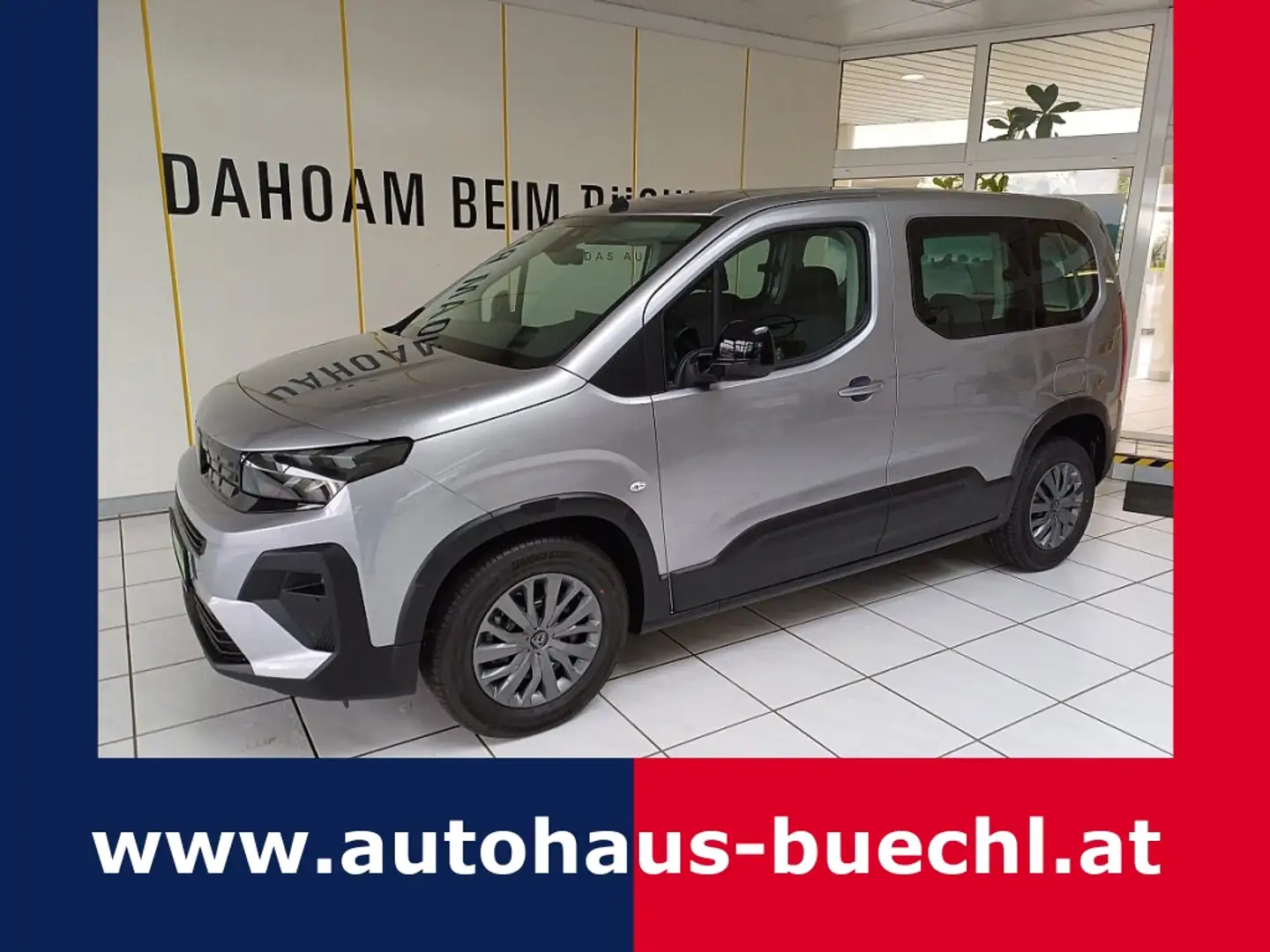Peugeot Rifter Standard BHDI 100 S&S Allure 6-Gang-Man Grijs - 1