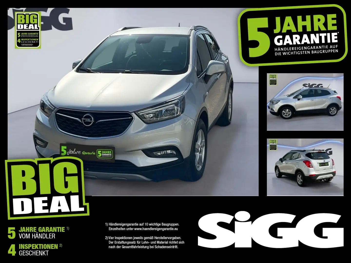 Opel Mokka X 1.4 120 PS Anhängerkupplung Stříbrná - 1