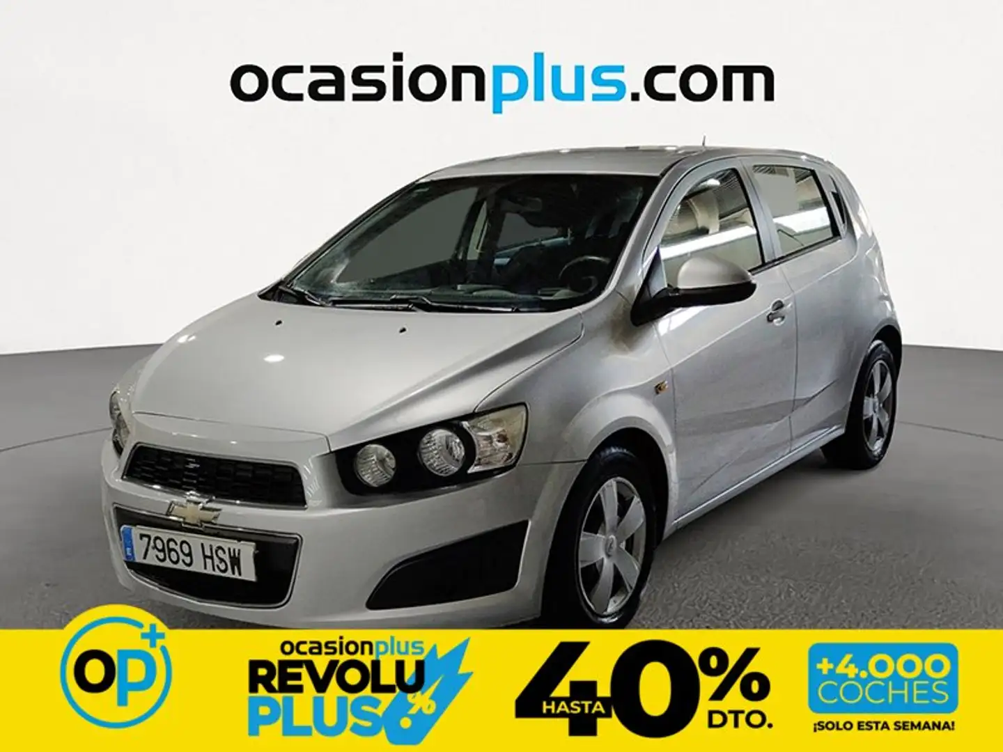 Chevrolet Aveo 1.3D LT+ 95 Gris - 1