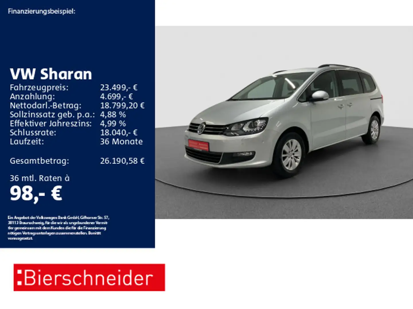 Volkswagen Sharan 1.4 TSI DSG Comfortline AHK STAND XENON C Silber - 1