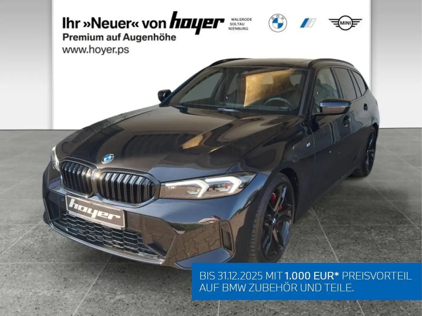BMW 318 d Touring M Sportpaket Head-Up HiFi DAB LED Schwarz - 1