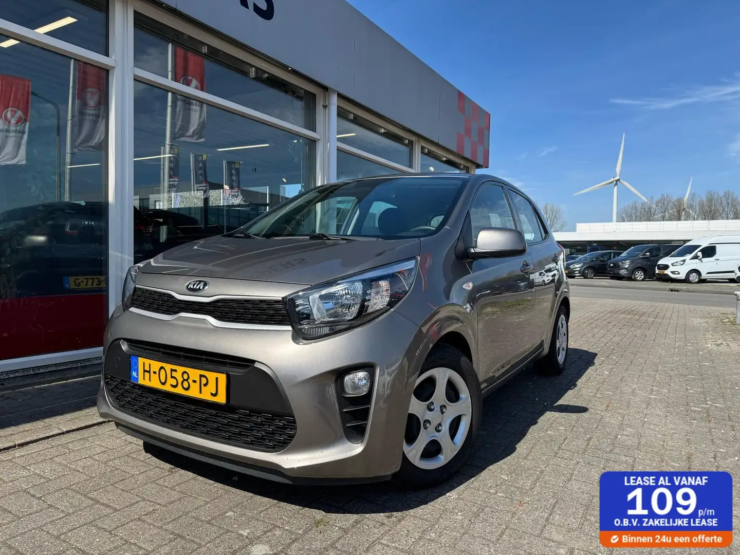 Kia Picanto 1.0 MPi Comfort-line airco Grijs - 1