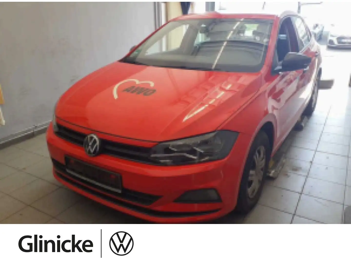 Volkswagen Polo 1.0 Trendline SHZ, KLIMA Rot - 1