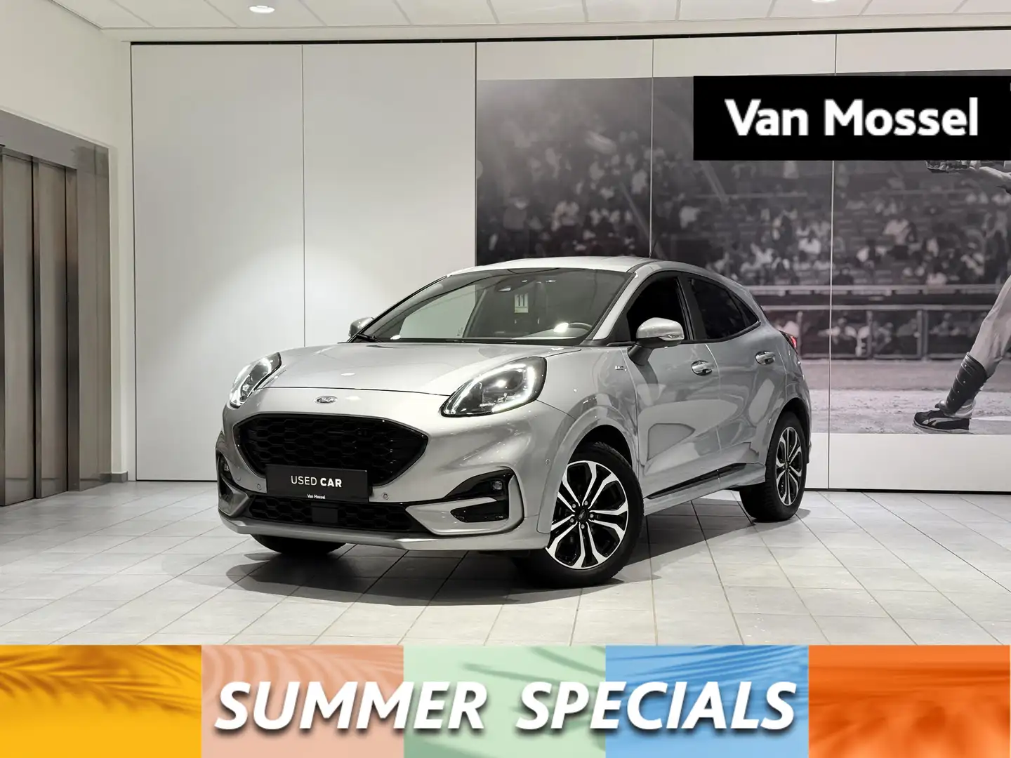 Ford Puma 1.0i Ecoboost MHEV Aut ST Line-Keyless-Driver Pack Gris - 1