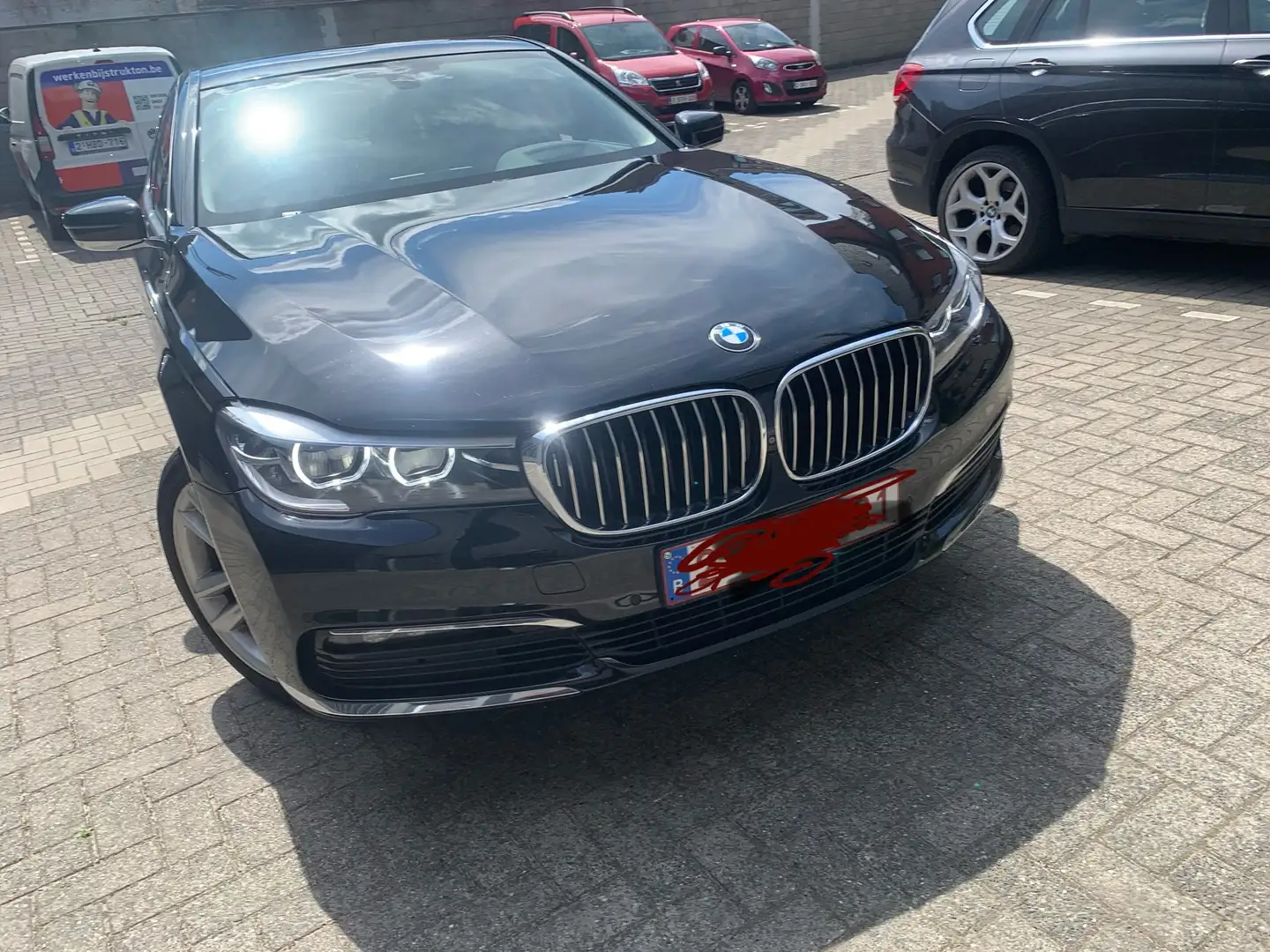 BMW 725 Long 725 dAL (EU6c) Czarny - 2