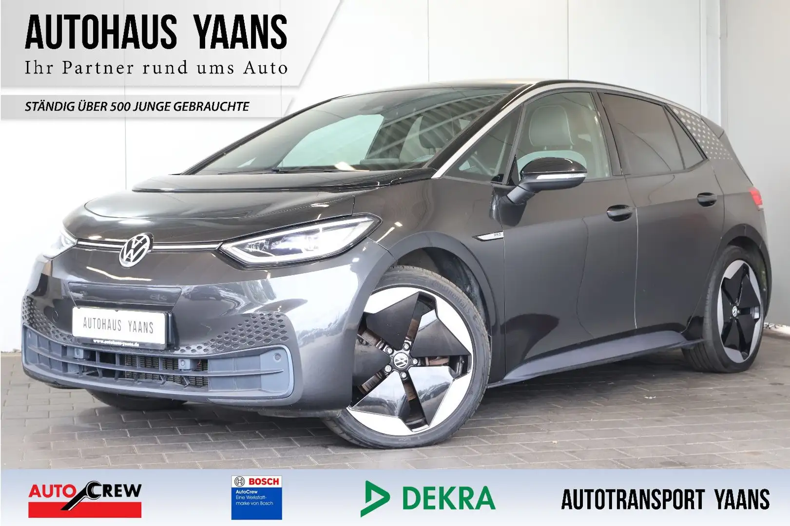 Volkswagen ID.3 Pro Perf. Max WÄRMEPUMPE+HUD+MATRIX+20+PANO Grau - 1