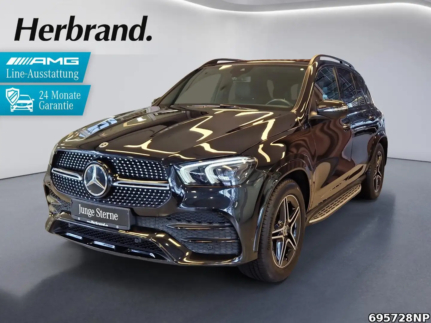 Mercedes-Benz GLE 350 de 4matic AMG Line AHK Keyless Pano 360° Noir - 1