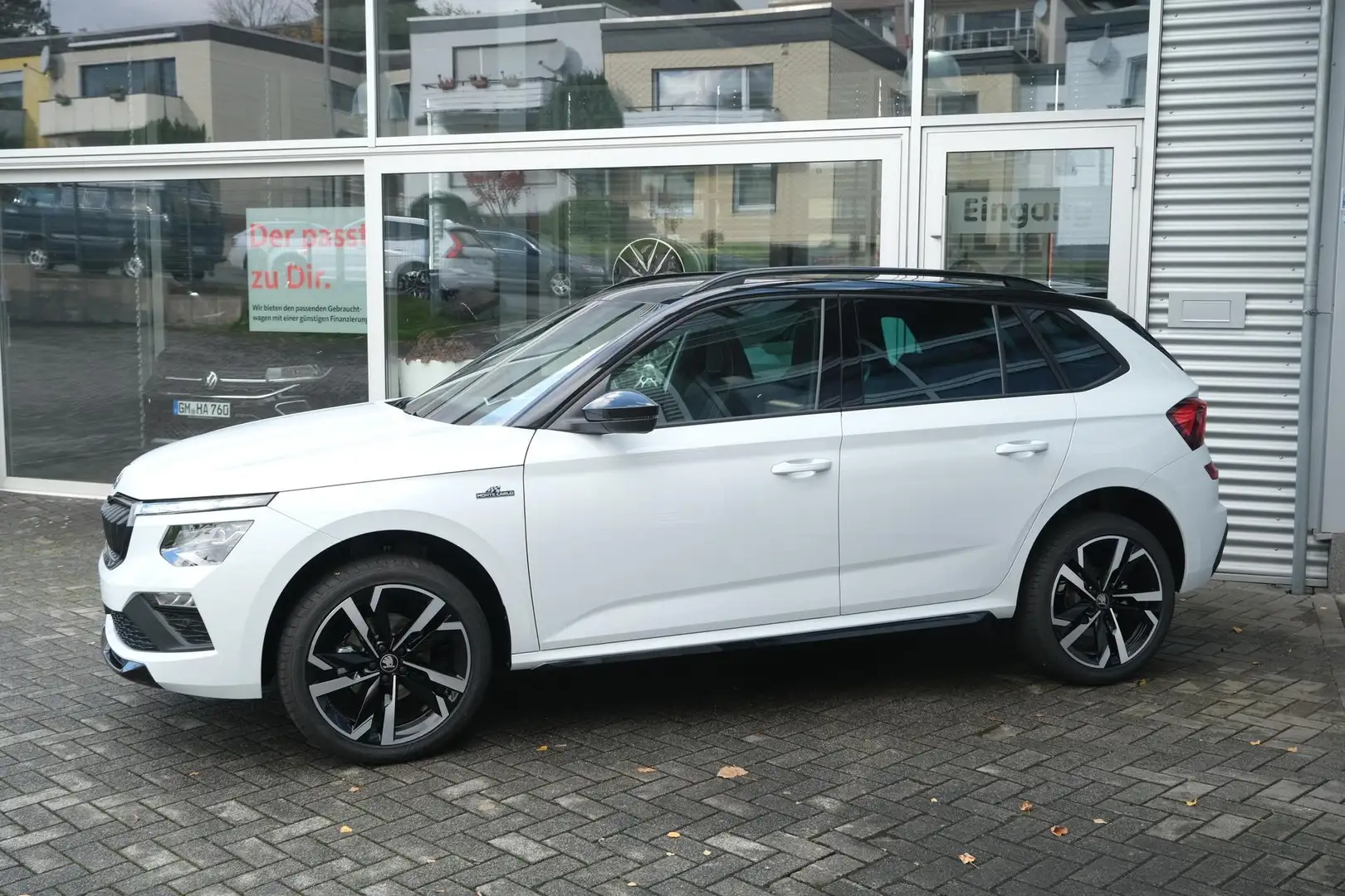 Skoda Kamiq Monte Carlo 1.5 TSI DSG AHK ACC Side-Assist Mat... Bianco - 2