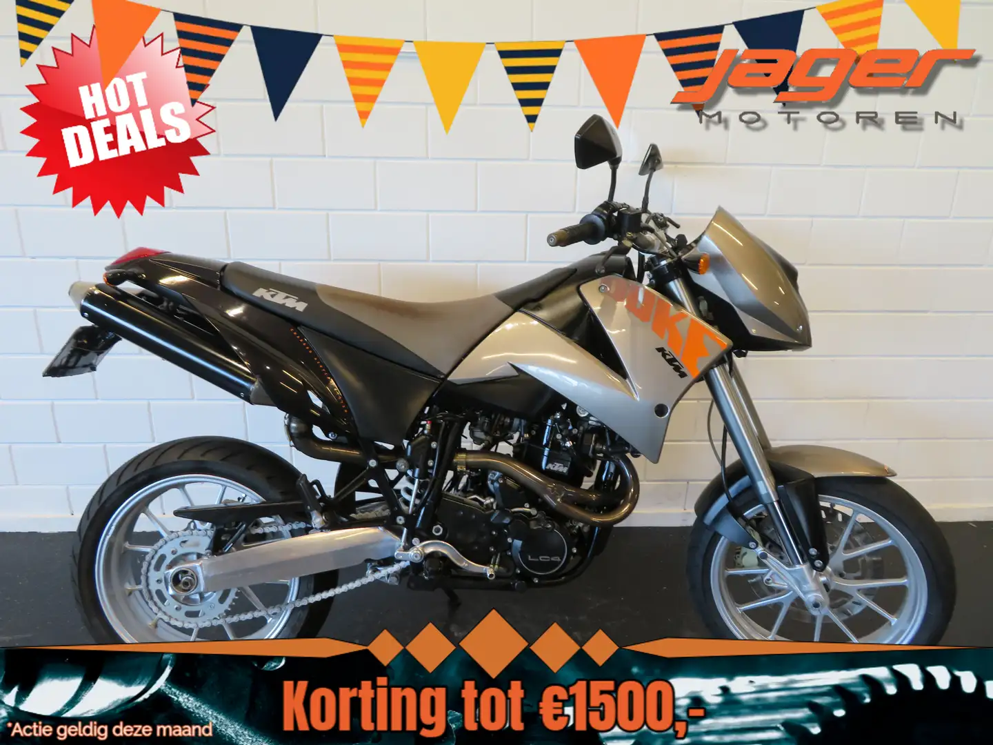 KTM 640 Duke II SUPERGAAF! Zwart - 1