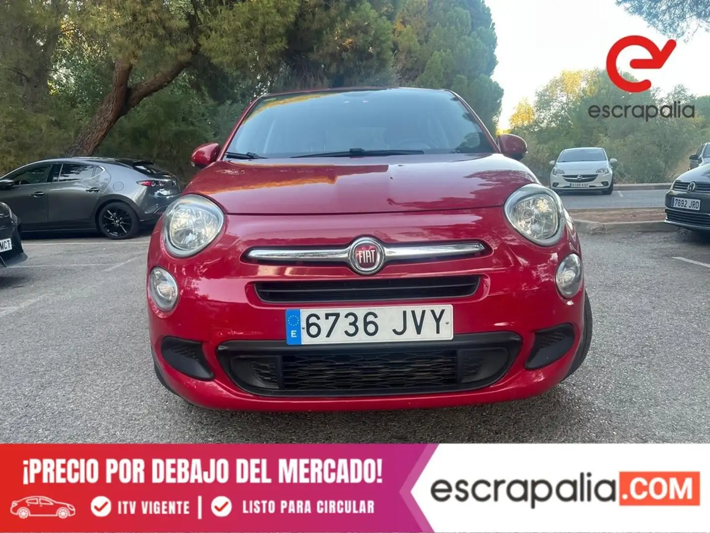 Fiat 500X 1.3Mjt Pop Star 4x2 70kW Rojo - 2