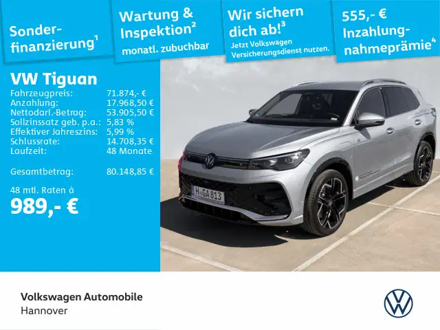 Volkswagen Tiguan R Line 1.5 TSI DSG eHybrid AHK Harman Kar