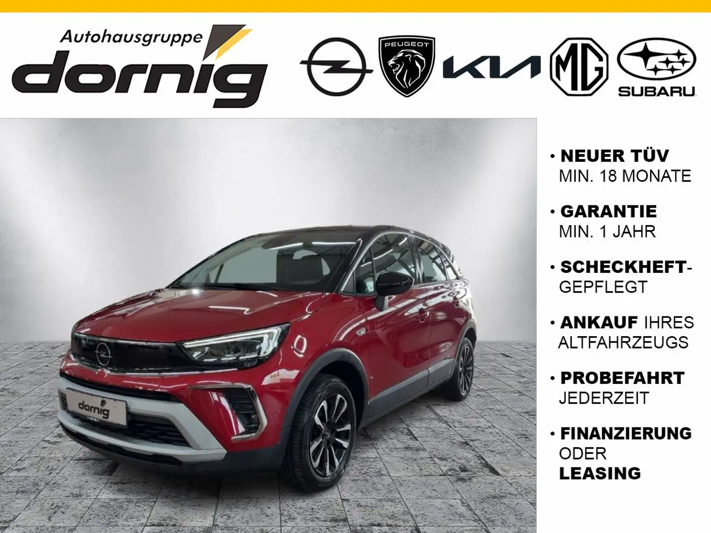 Opel Crossland X Crossland Elegance,SHZ, Tech-Paket Rot - 1
