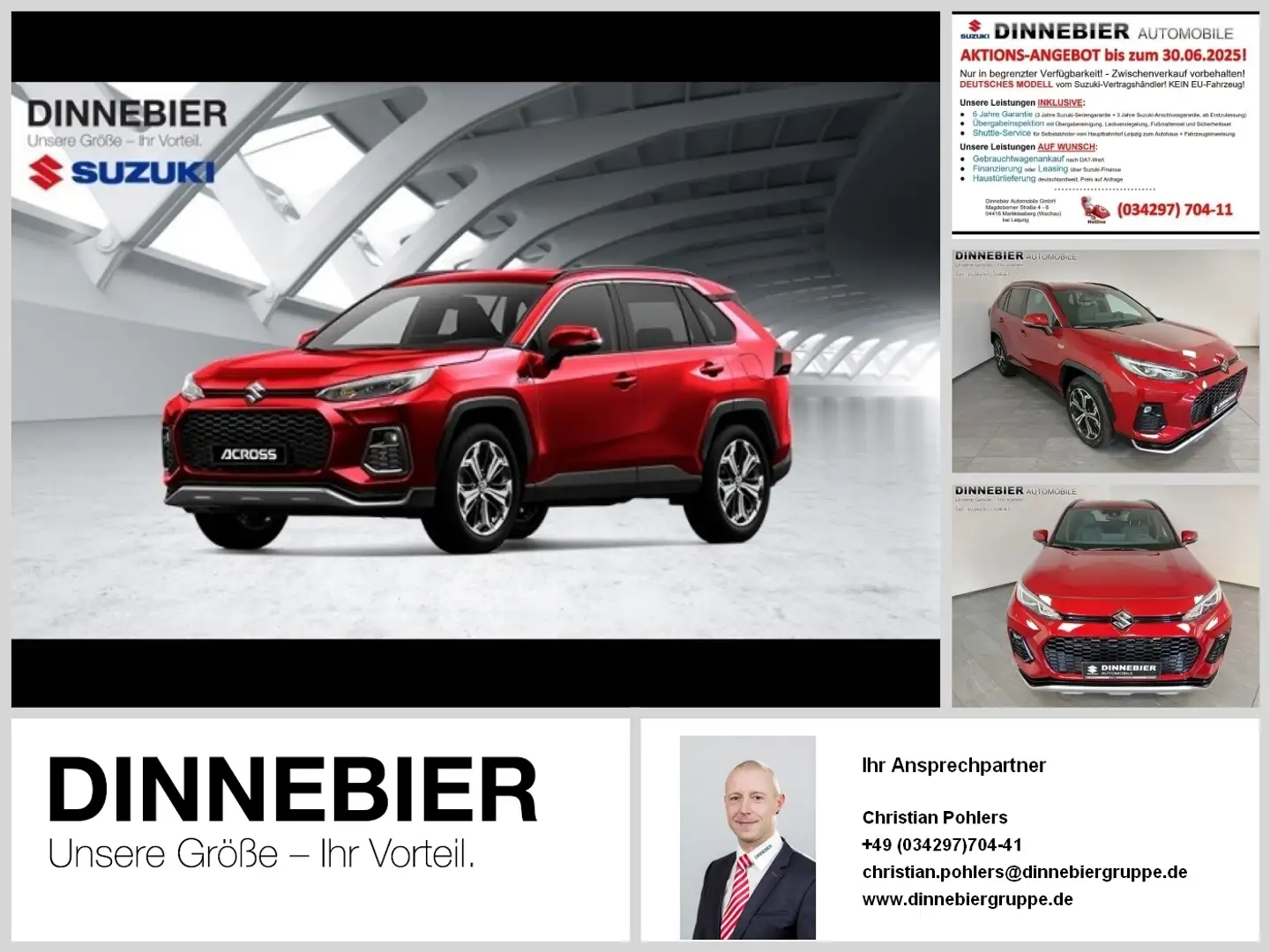 Suzuki Across Comfort+ 4x4 (CVT) *6 Jahre Garantie* Rojo - 1
