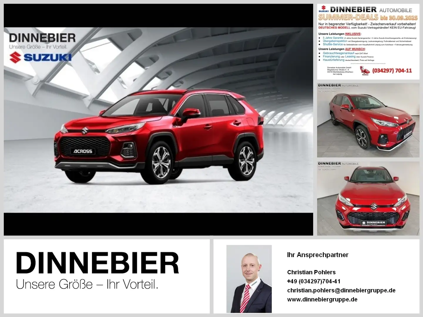 Suzuki Across Comfort+ 4x4 (CVT) *5 Jahre Garantie* Червоний - 1