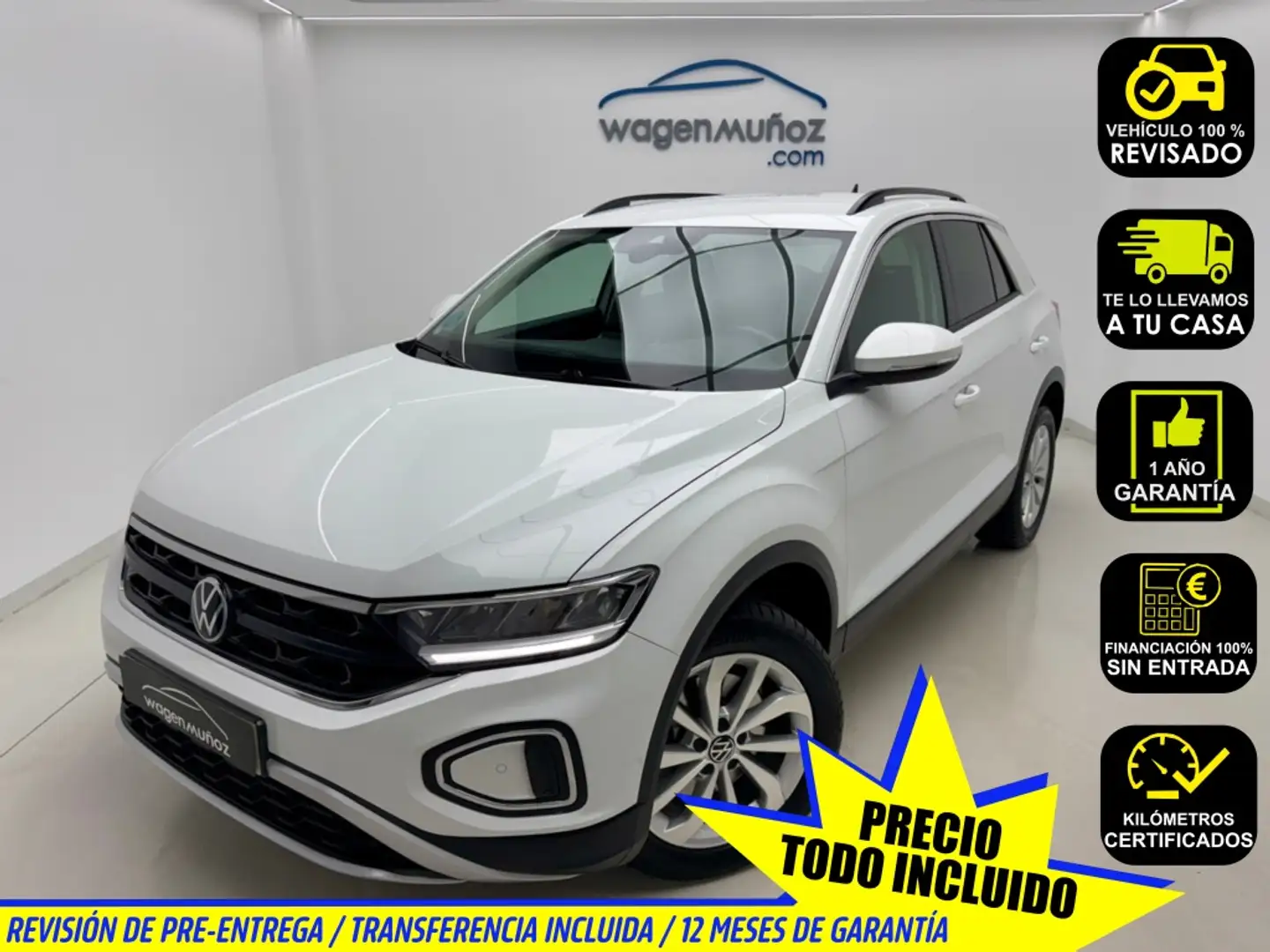 Volkswagen T-Roc 2.0TDI Life 110KW Blanc - 1