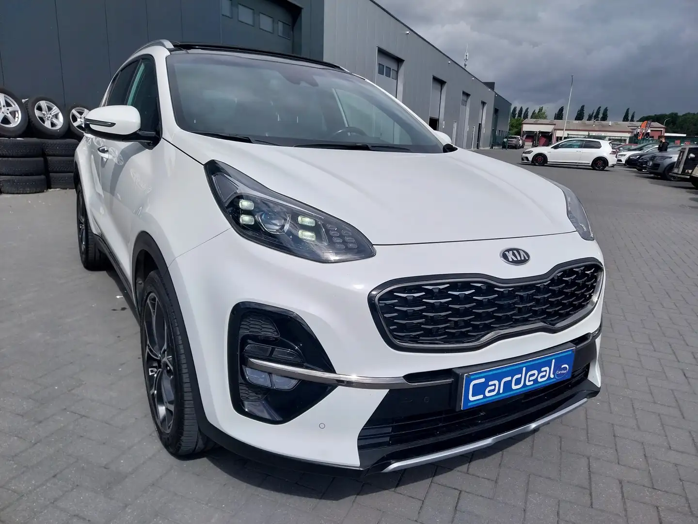 Kia Sportage 1.6 CRDi GT Line/AUTOMATIQUE/CUIR/CARPLAY/GARANTIE Blanc - 1