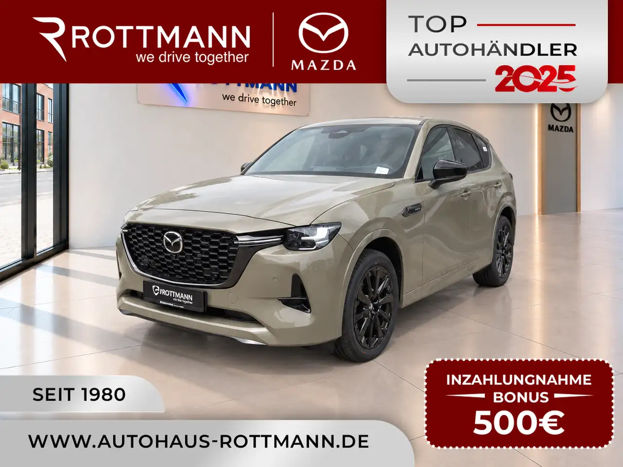Mazda CX-60 PHEV 327ps Aut. AWD Homura COSO-Paket — photo 1 of 18