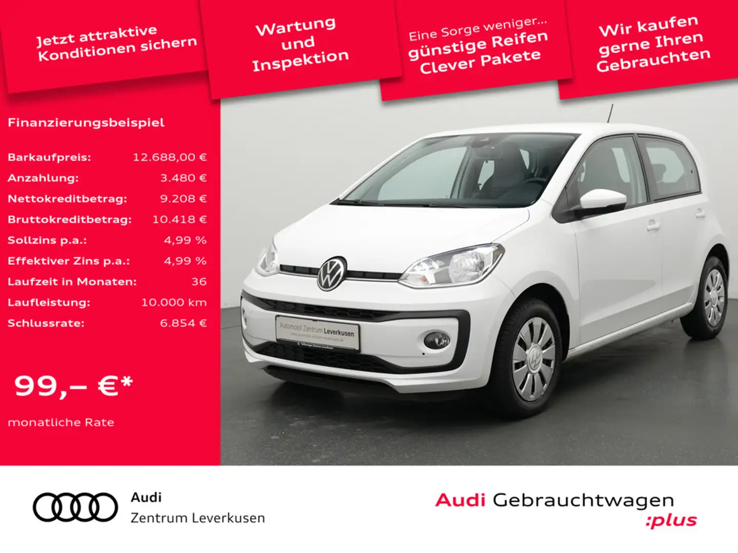 Volkswagen up! KAM SHZ PDC FACEL. KLIMA Schwarz - 1