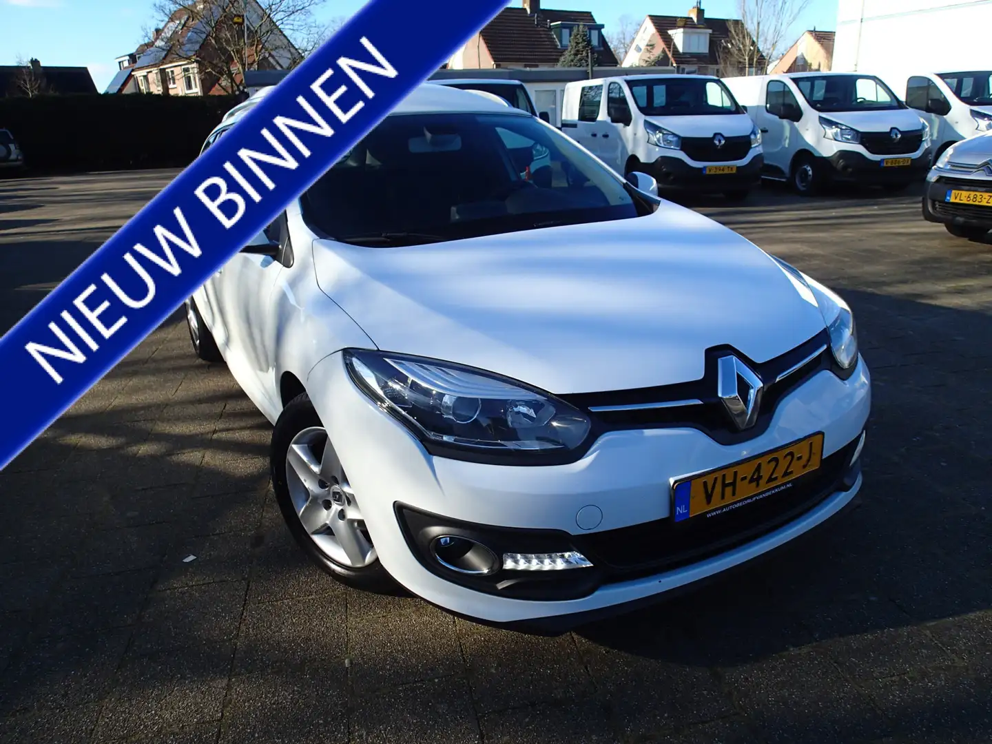 Renault Megane 1.5 dCi Expression S&S VOORZIEN VAN AIRCO+CRUISECO Weiß - 1