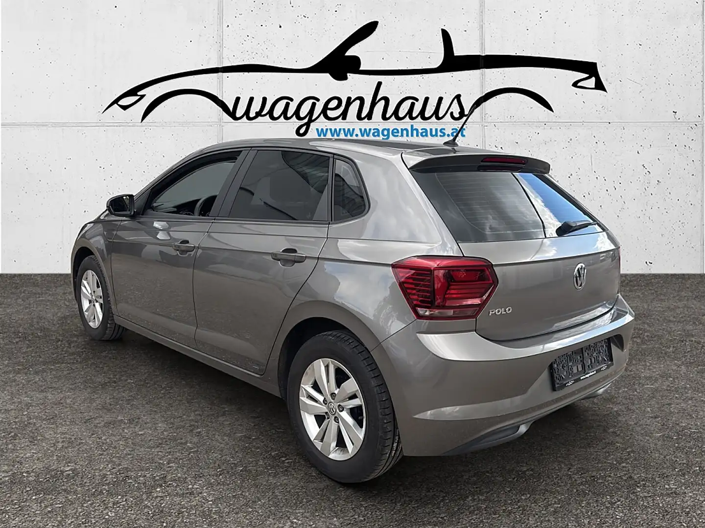 Volkswagen Polo 1.0, Klima, APP Connect, GRA,  Großer Service NEU Grau - 2