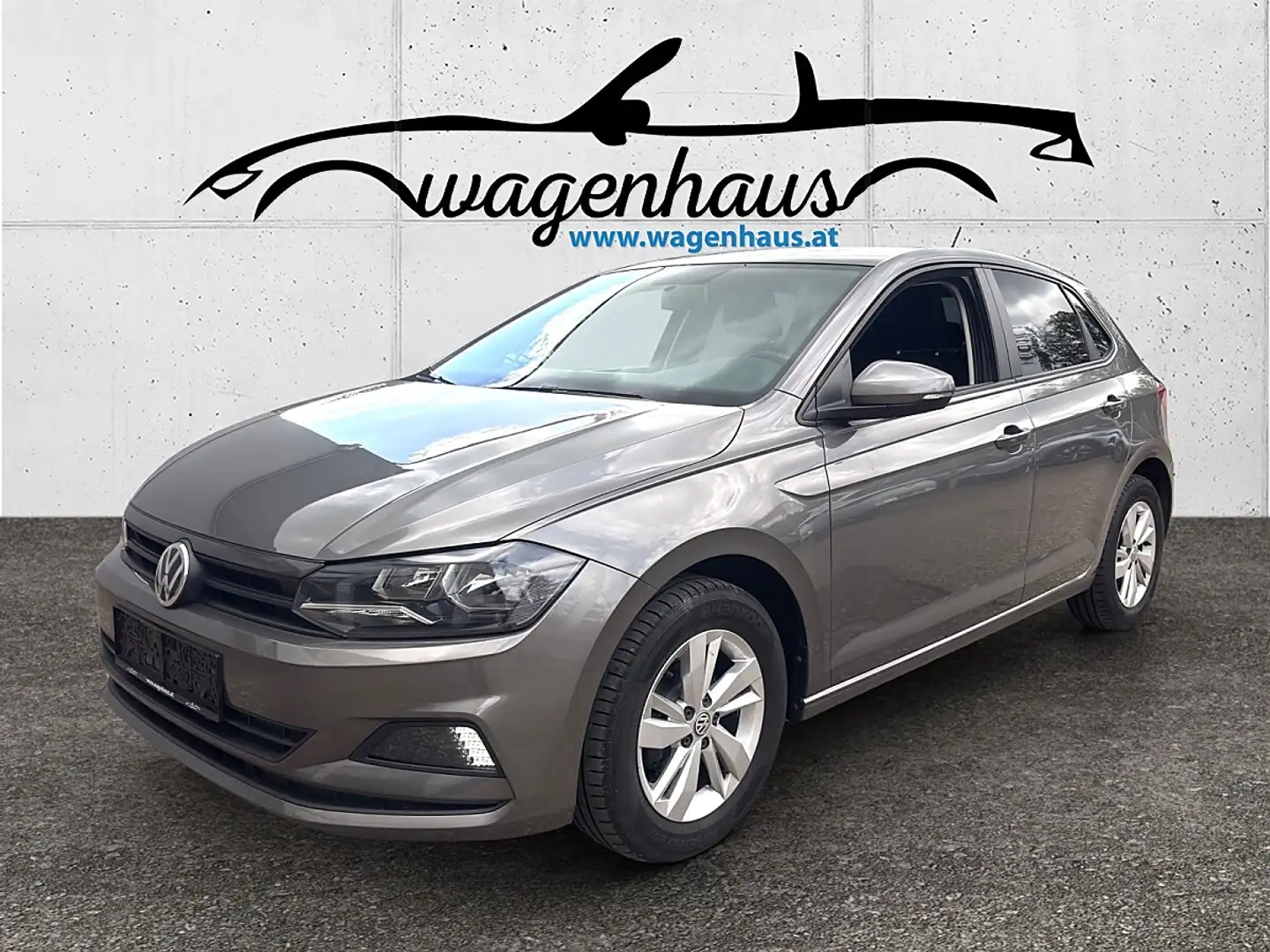 Volkswagen Polo 1.0, Klima, APP Connect, GRA,  Großer Service NEU Grau - 1