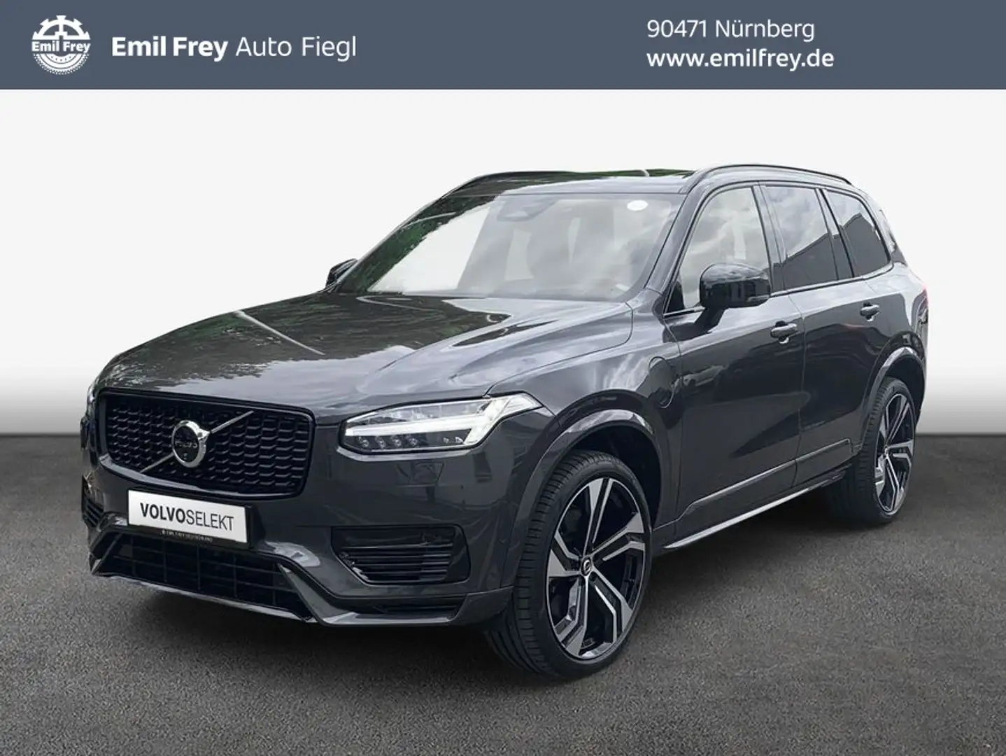 Volvo XC90 XC90 T8 AWD Recharge Ultimate Dark 7 - Sitzer Grijs - 1