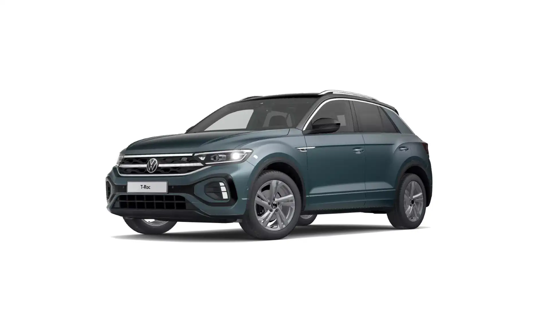 Volkswagen T-Roc R-Line 1.0 TSI AHK RFK ACC LED NAVI CARPLA Bleu - 2