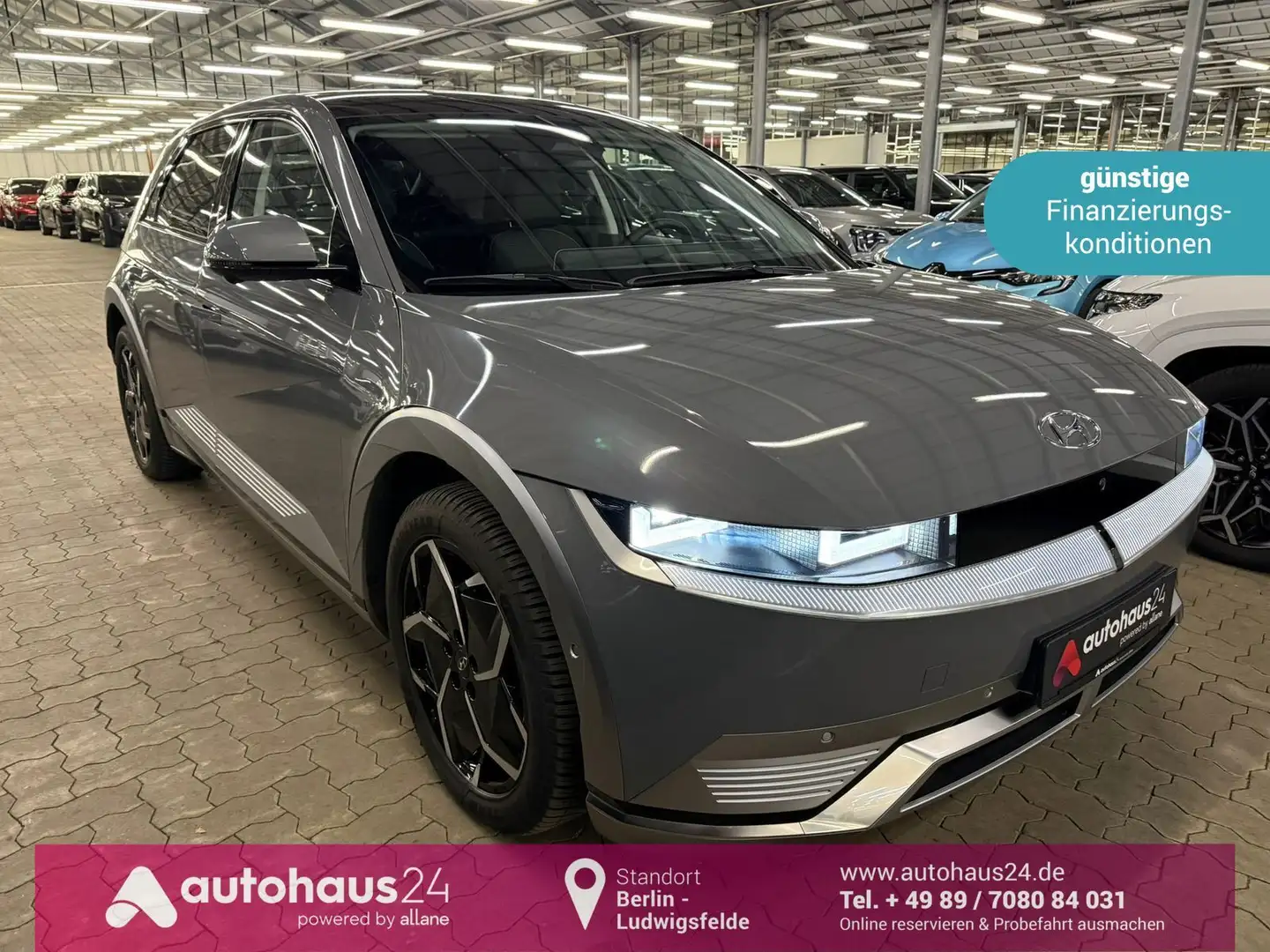 Hyundai IONIQ 5 Uniq   4WD|77,4 kWh|Navi|Pano Gris - 1