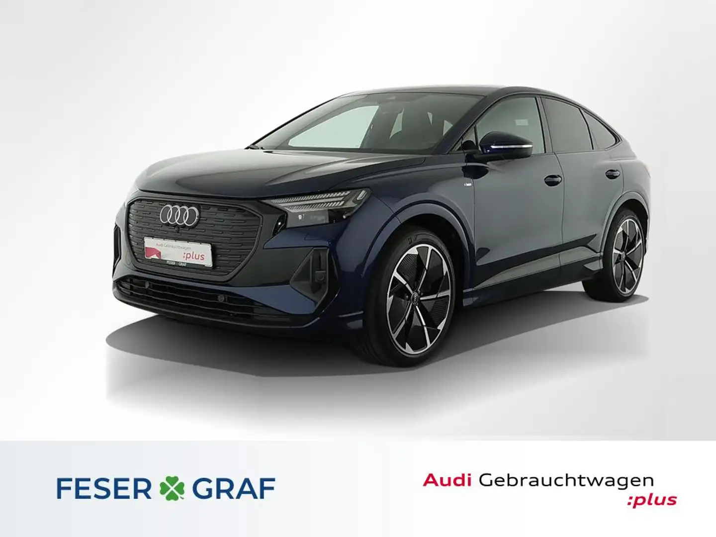 Audi Q4 e-tron Sportback 50 e-tron S Line Int Pano,Matrix,Leder,N Blau - 1