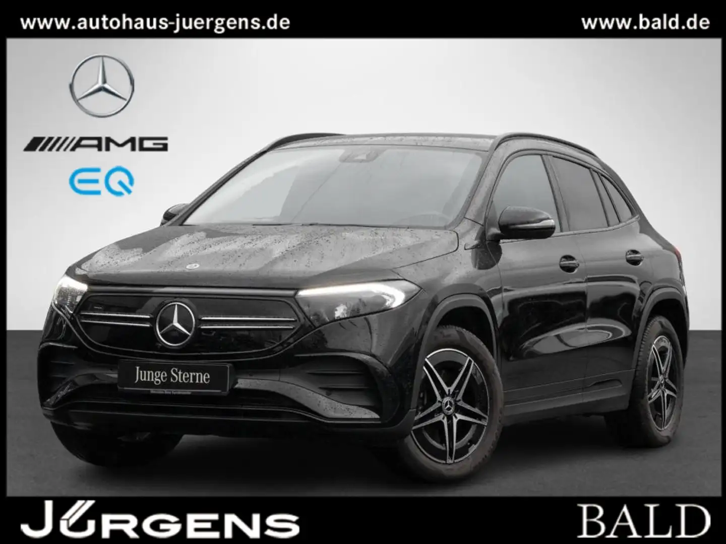 Mercedes-Benz EQA 250 + AMG-Sport/AHK/Night/Ambi/LED/Cam/Shz Schwarz - 1