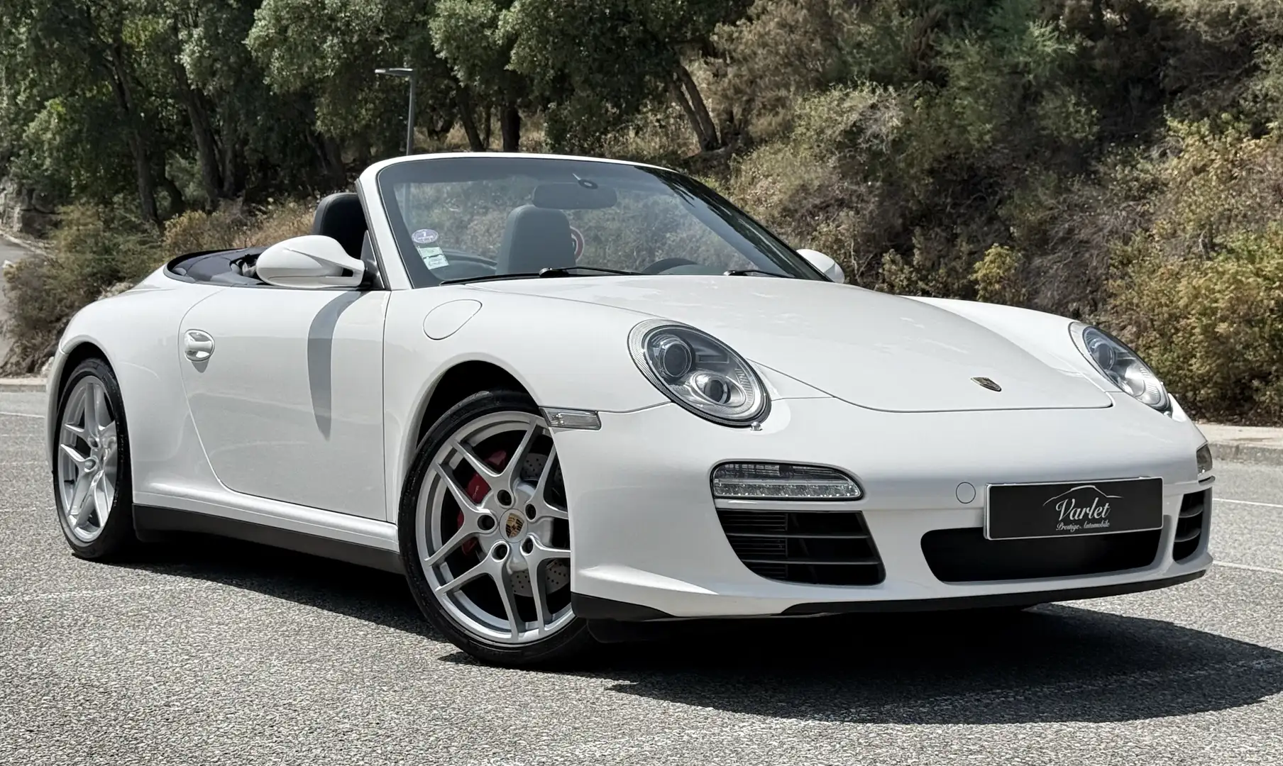 Porsche 911 997.2 4S CABRIOLET 3.8 385CH PDK PSE CHRONO PASM.. Blanc - 1