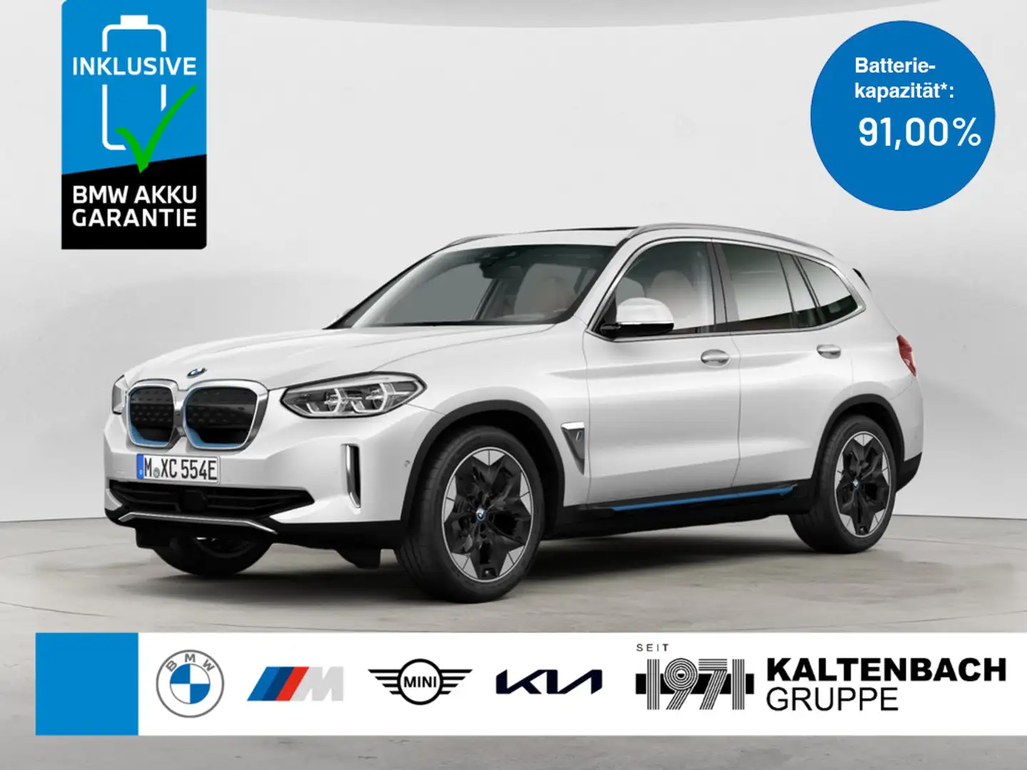 BMW iX3 Impressive PANO AHK HUD 360° LED ACC NAVI Weiß - 1