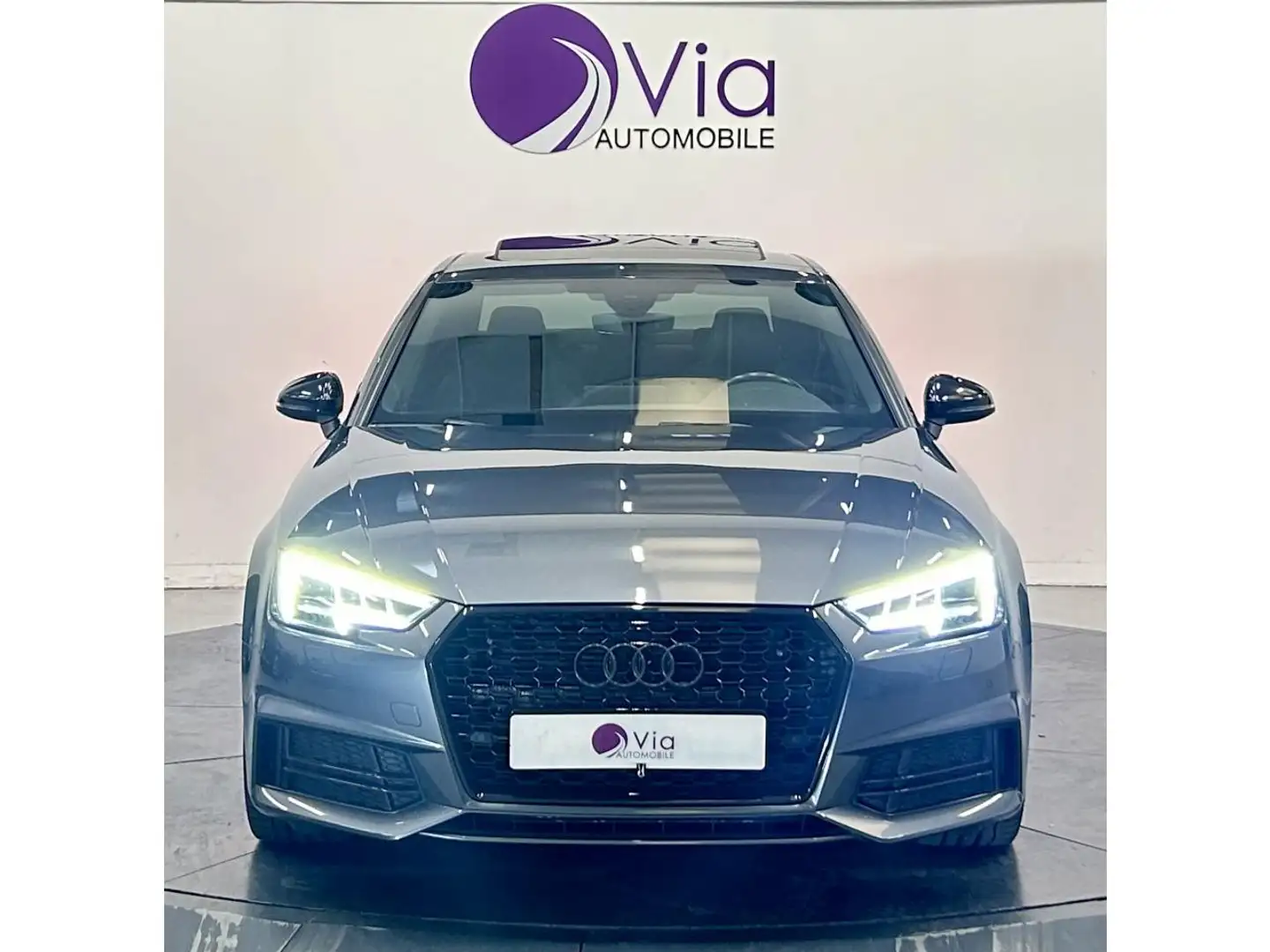 Audi A4 2.0 TFSI 190 S LINE / TOIT OUVRANT / CUIR / VIRTUAL COCKPIT Gris - 2