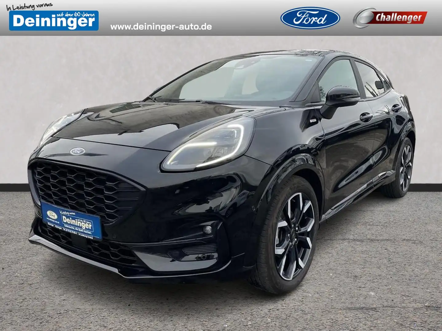 Ford Puma 1.0 l EcoBoost Mild-Hybrid (MHEV) ST-Line X NAVI/B Schwarz - 1