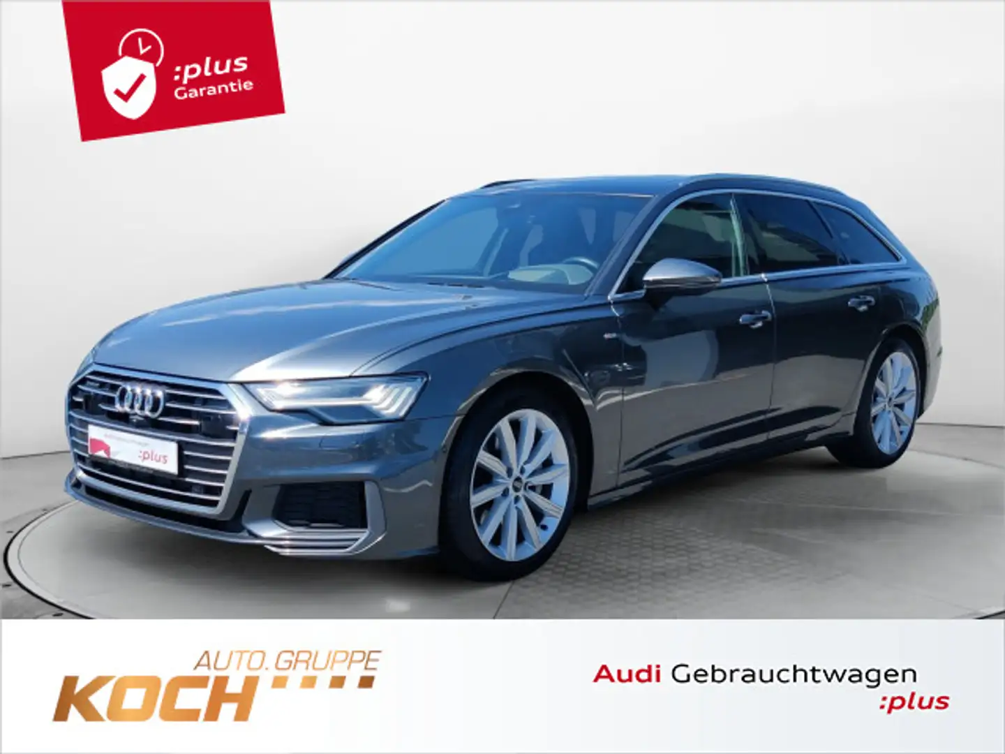 Audi A6 50 TDI q. Tiptr. S-Line 2x, HD Matrix, Grijs - 1